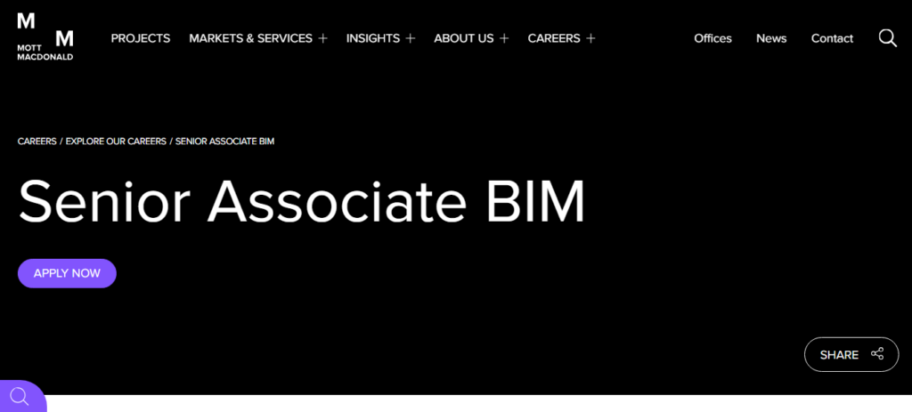 Senior Associate BIM at Mott MacDonald