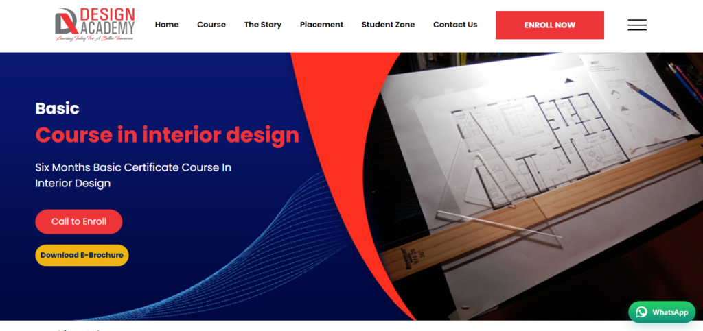 Basic Course in Interior Design by Design Academy Delhi