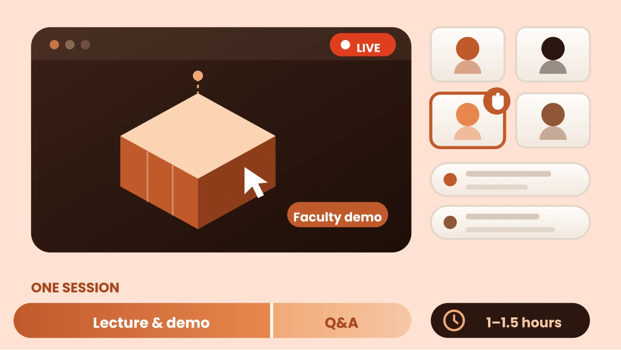 Lecture, demo, then your questions