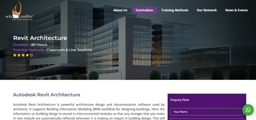 Revit Architecture Course - Wizcrafter