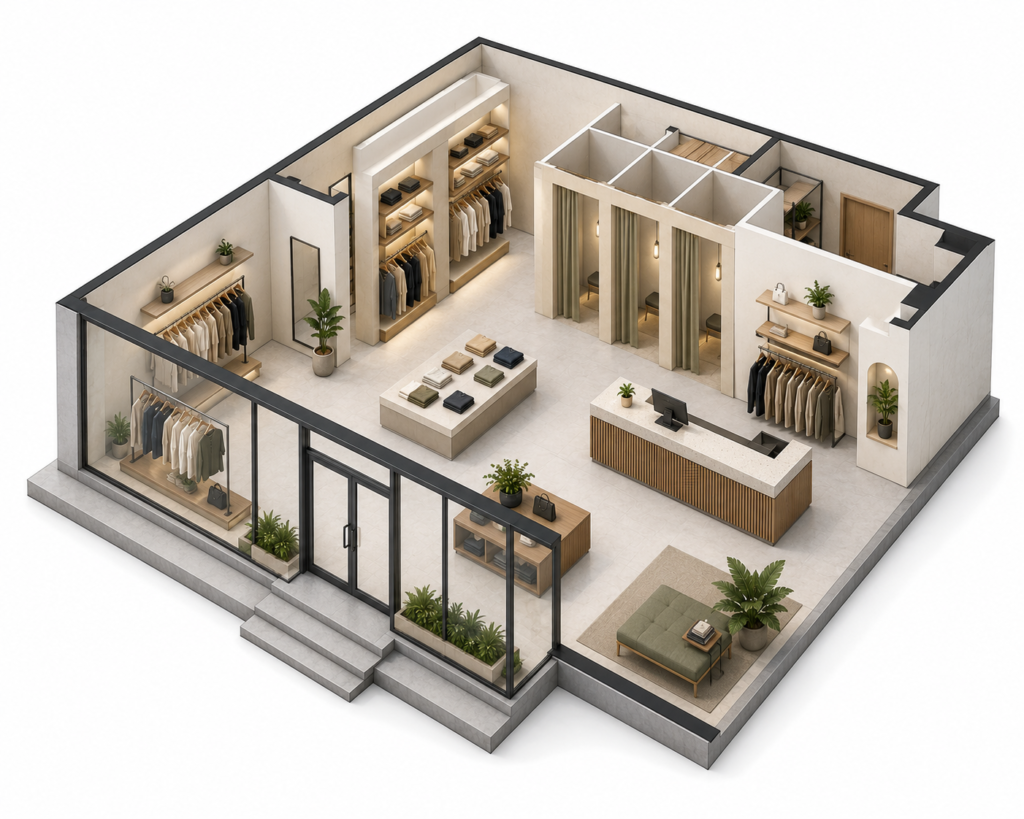 Boutique Retail Store Design Idea