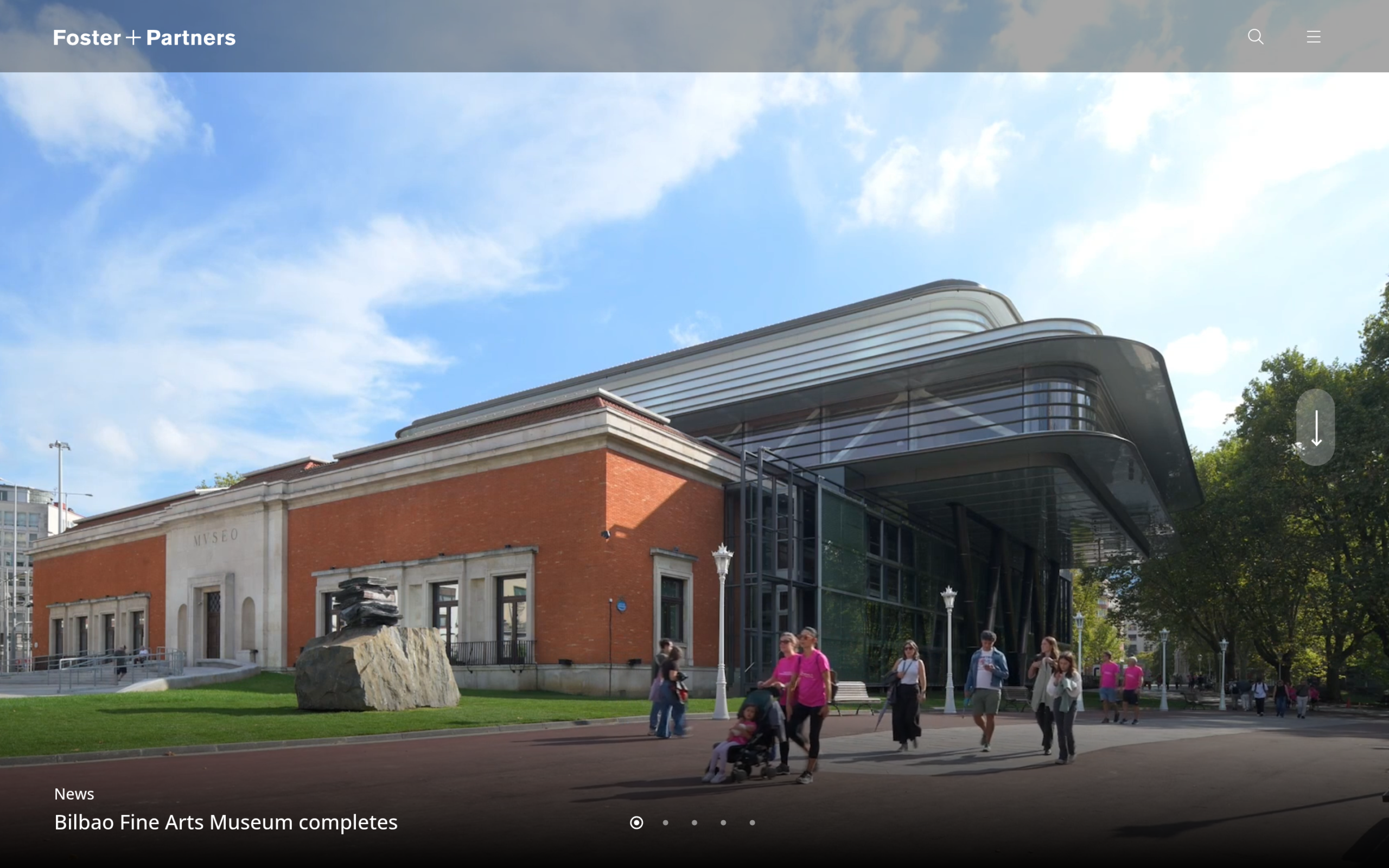 Foster and Partners official website homepage