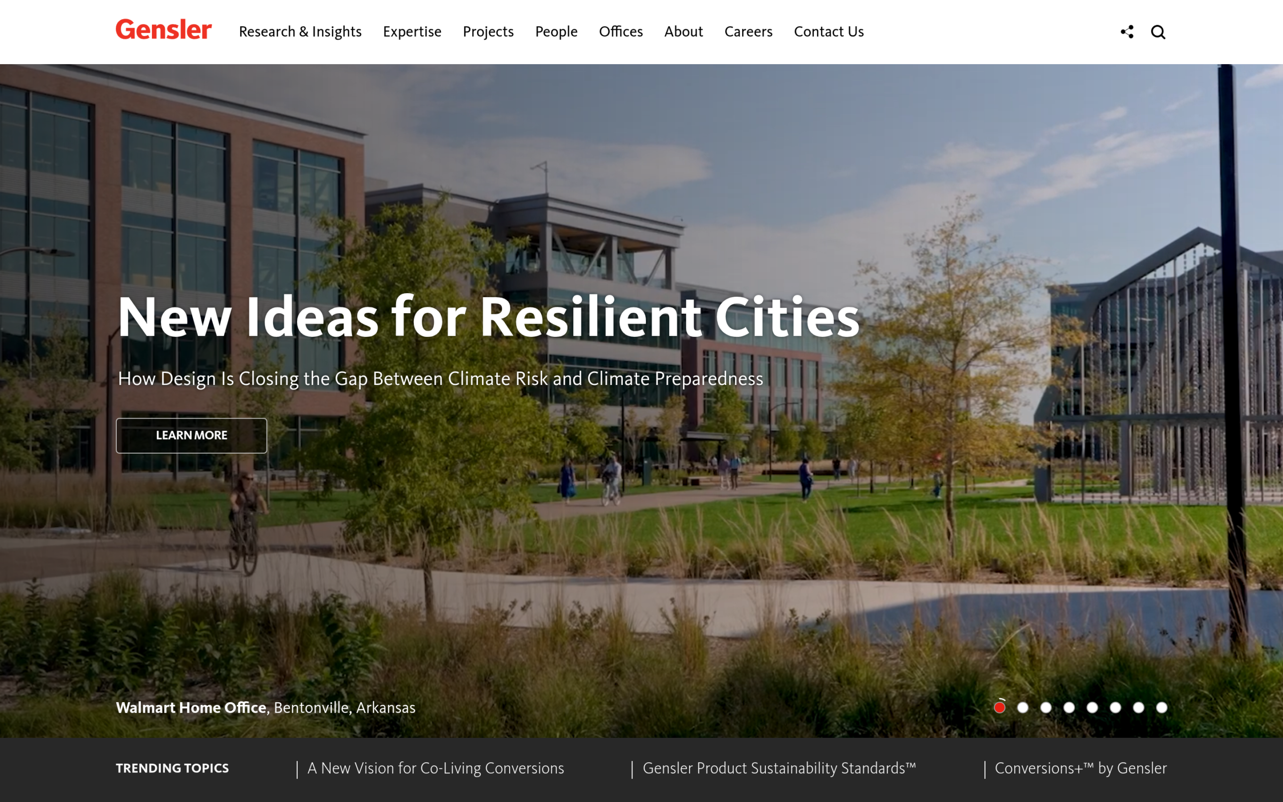 Gensler official website homepage