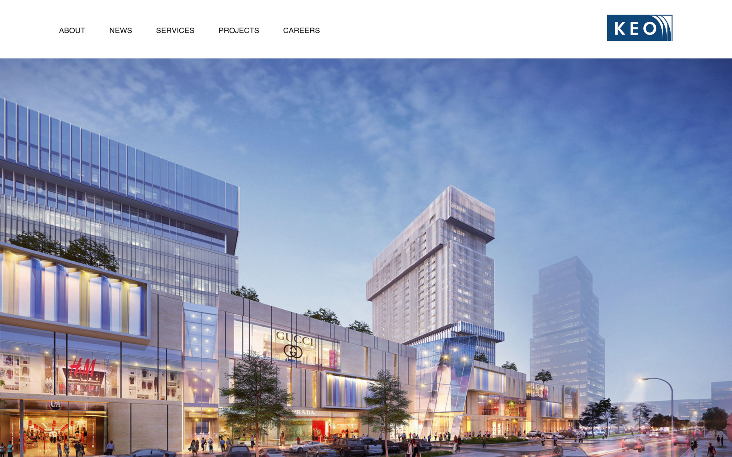KEO International Consultants official website homepage