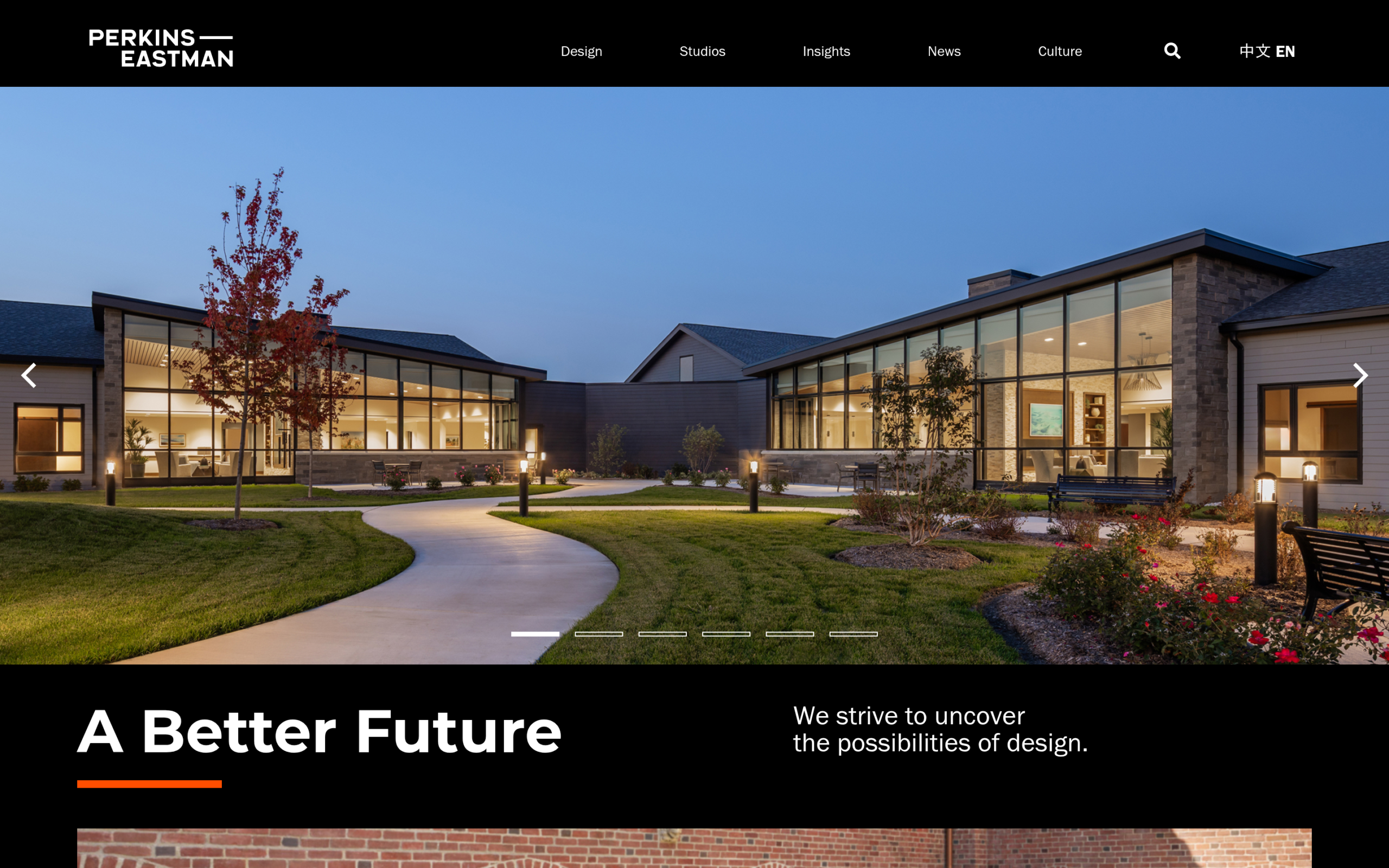 Perkins Eastman official website homepage